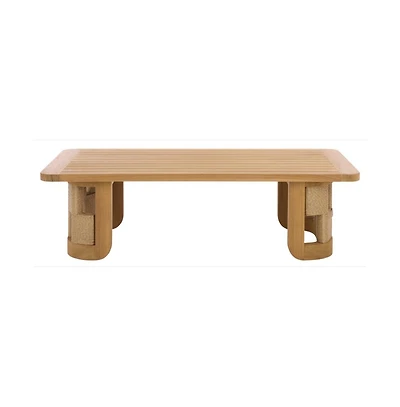 Safavieh Skipper Teak Outdoor Coffee Table