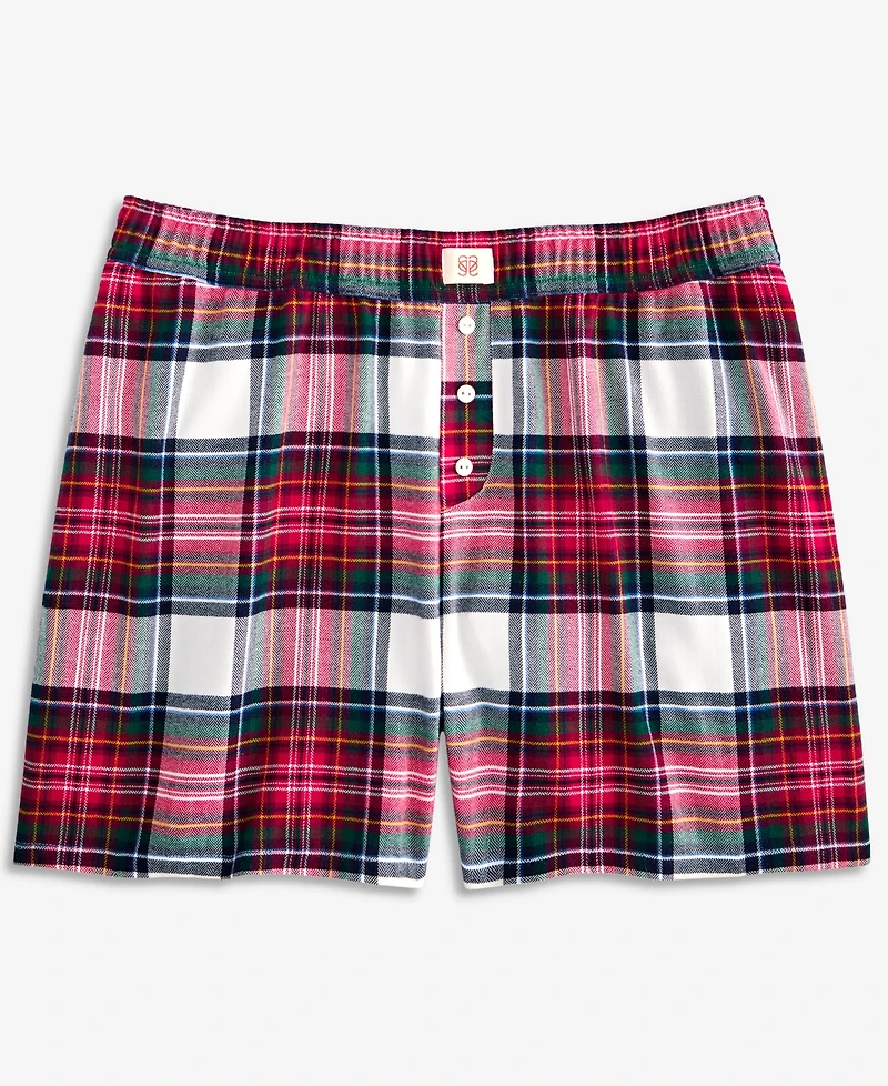 State of Day Women's Flannel Boxer Shorts, Macy's Exclusive