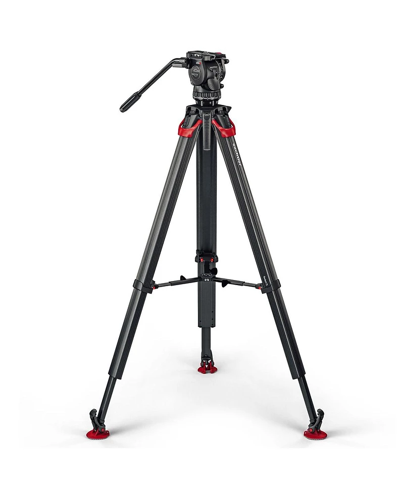 Sachtler aktiv8 Sideload Fluid Head System with flowtech75 Tripod and Mid-Level Spreader
