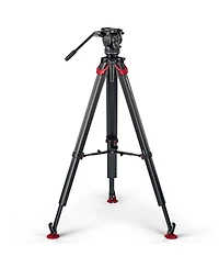 Sachtler aktiv8 Sideload Fluid Head System with flowtech75 Tripod and Mid-Level Spreader