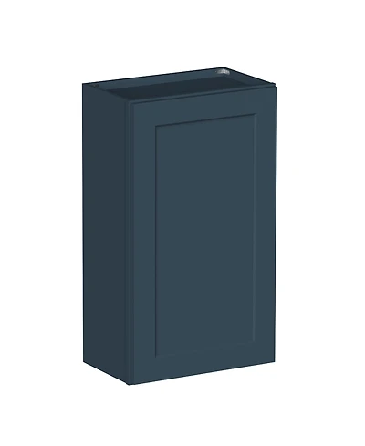 Boyel Living 21"x36" Standard Wall Cabinet (1 Door 2 Shelves), Ready to Assemble Kitchen with Solid Wood Frame, Soft-Close Slides and Hinge