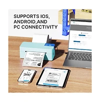 Swifint Thermal Shipping Label Printer, 4x6 Bluetooth Label Printer for Small Business, Wireless Label Maker, Works with iOS, Android