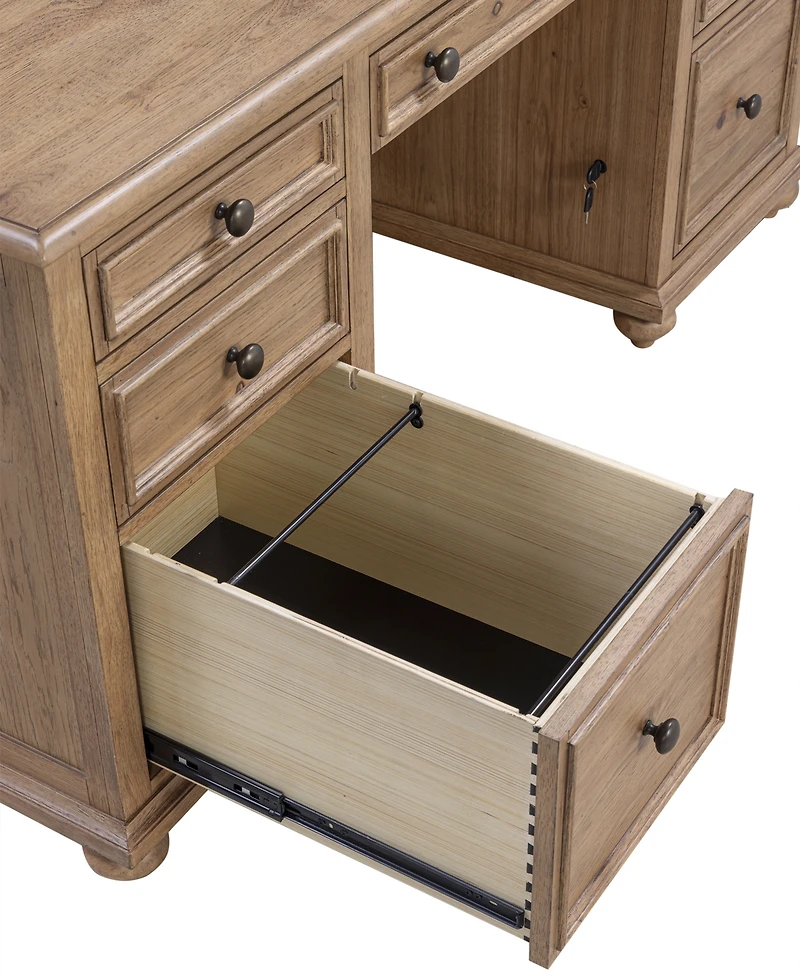 Willowmere 30" Wood Executive Desk