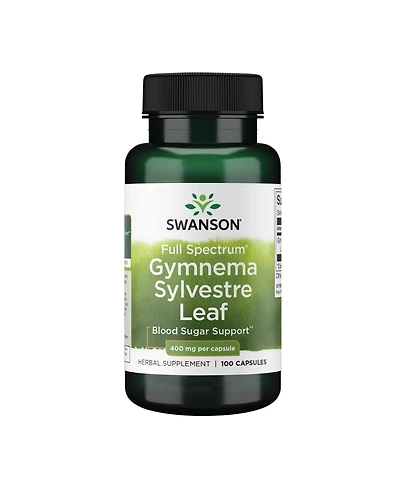 Swanson Full Spectrum Gymnema Sylvestre Leaf Traditional Ayurvedic Herb 100 Capsules