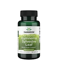 Swanson Full Spectrum Gymnema Sylvestre Leaf Traditional Ayurvedic Herb 100 Capsules