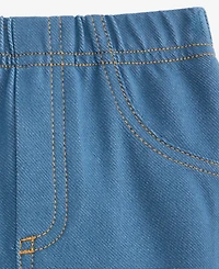 First Impressions Baby Girls' 3M-24M Mix & Match Knit Denim Jeggings, Macy's Exclusive