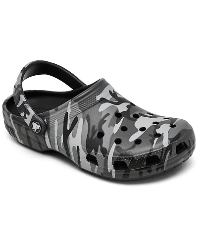 Crocs Big Kids' Camo Classic Clogs from Finish Line