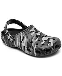 Crocs Big Kids' Camo Classic Clogs from Finish Line