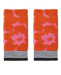 Skl Home Floral Grande Jacquard 2-Pc.Hand Towel Set