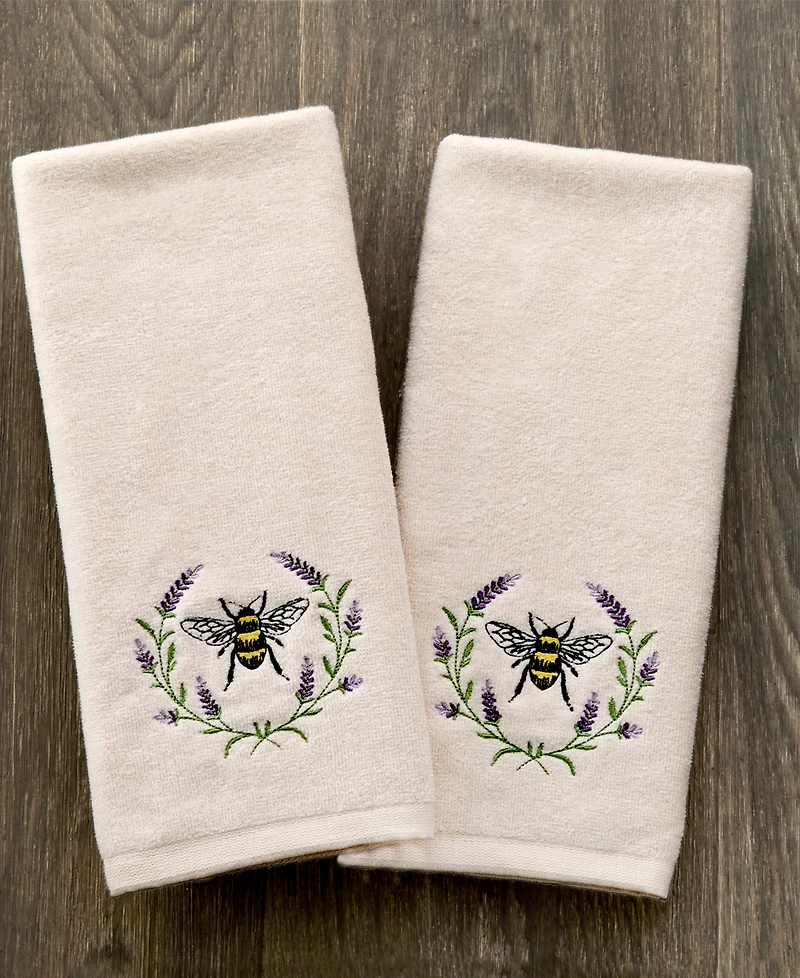 Skl Home Bee Lavender 2-Pc. Hand Towel Set