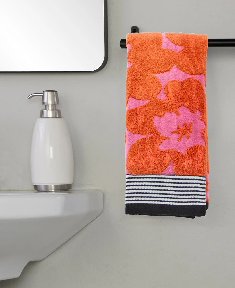 Skl Home Floral Grande Jacquard 2-Pc.Hand Towel Set