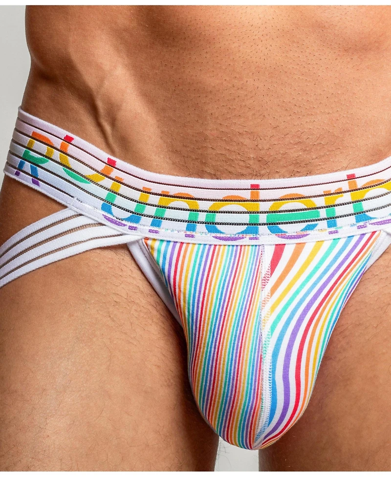 Rounderbum Men's Waveform Pride Lift Jockstrap