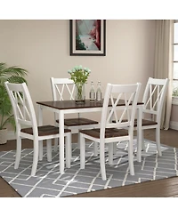Streamdale Furniture Five Piece Wood Dining Set