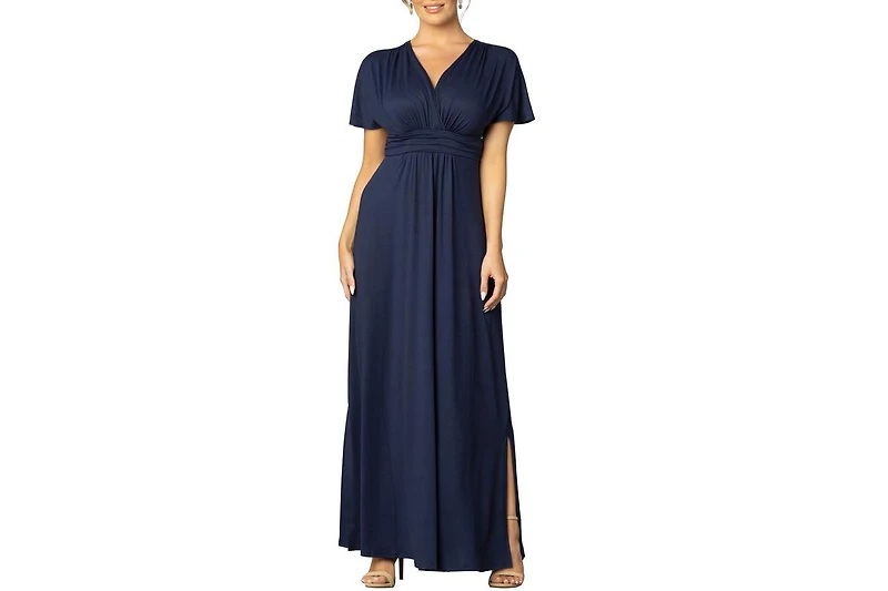 Women's Vienna Kimono Sleeve Long Maxi Dress