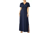 Women's Vienna Kimono Sleeve Long Maxi Dress