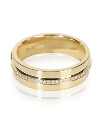 Pre-Owned Tiffany & Co Yellow Gold Diamond Tiffany T Wide Ring