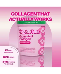 Crushed Tonic Strawberry Milk Collagen Supplement