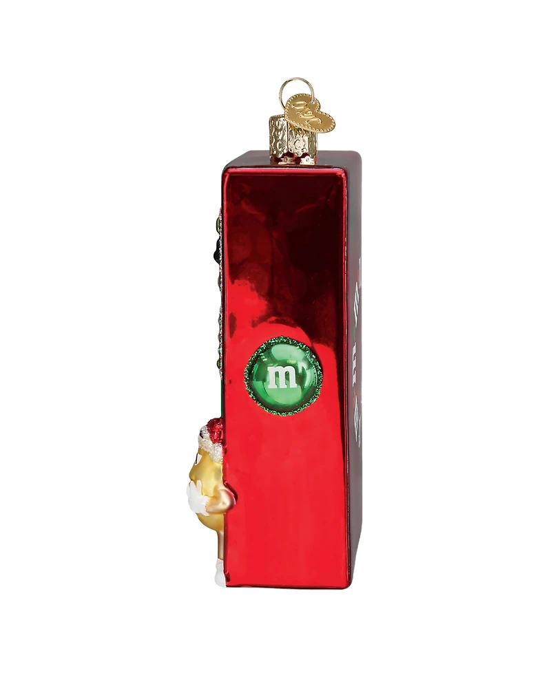 Old World Christmas 4.75" Mars Wrigley Candies M&M's Vending Machine Ornament