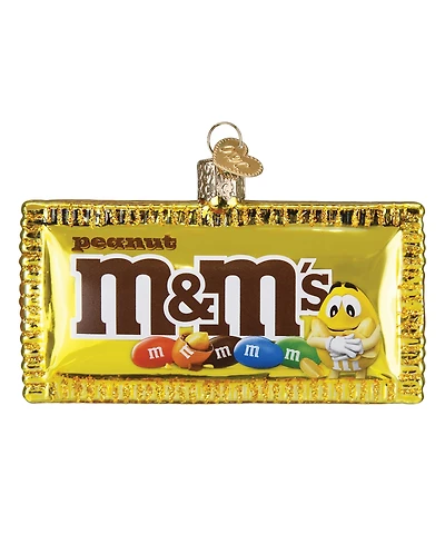Old World Christmas 2.5" Mars Wrigley Candies Peanut M&M's Candy Ornament