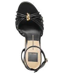 Dolce Vita Women's Isebel Strappy Embellished High Heel Dress Sandals