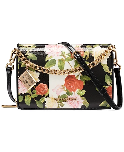 Karl Lagerfeld Paris Lourdes Mini Crossbody Handbag
