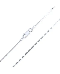 Bling Jewelry Snake Chain Necklace 2MM Flexible 8-Sided .925 Sterling Silver