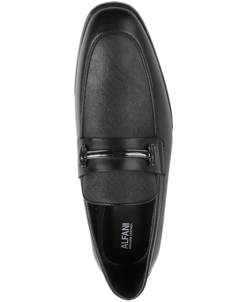 Alfani Men's Jennerr Genuine Leather Bit Slip On Loafers, Macy's Exclusive