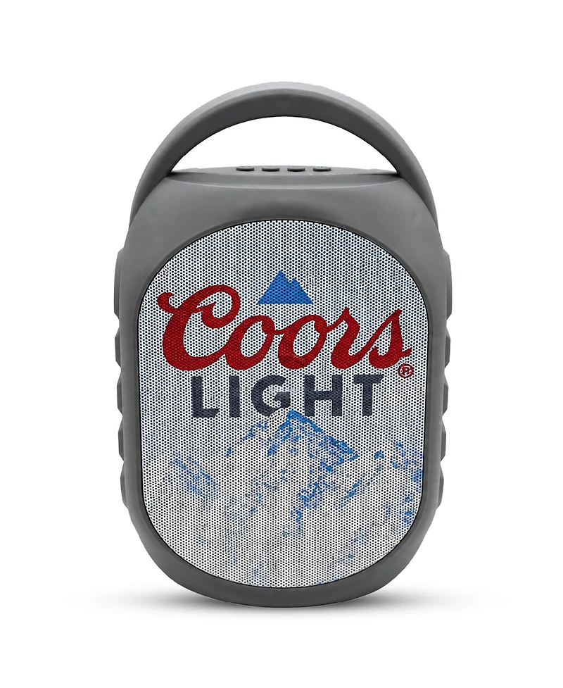 Coors Light Mini Party Speaker with Color Changing Led Lights, Fm Radio, Built-in Handle