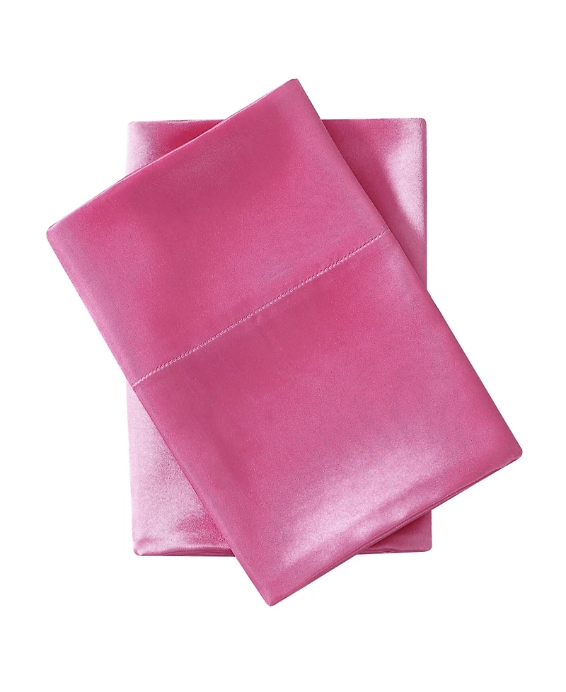 Closeout! Betsey Johnson Satin Pillowcase Pair, Standard