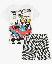 Epic Threads Toddler Boys' 12M-5T See You At The Finish Line Graphic T-Shirt and Shorts, 2-Piece Set, Macy's Exclusive