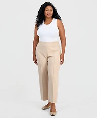 Jm Collection Plus Wide-Leg Relaxed-Fit Pants, Macy's Exclusive