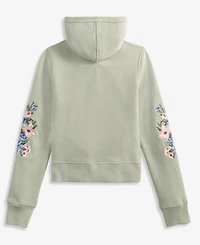 abercrombie kids Girls' 5-16 Floral Full-Zip Hoodie