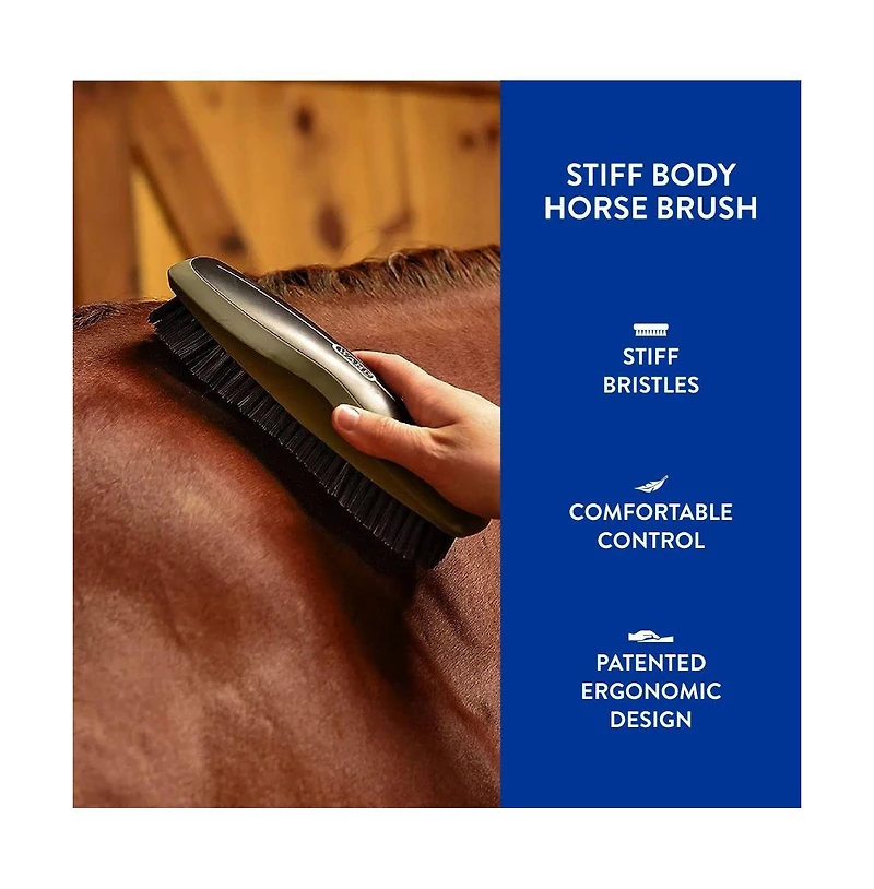 Wahl Professional Animal Equine Grooming Stiff Body Horse Brush