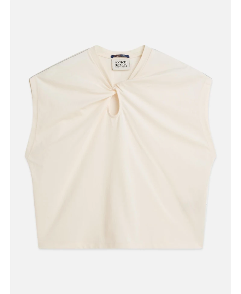 Scotch & Soda Women's Twisted Neckline Tops and Tees