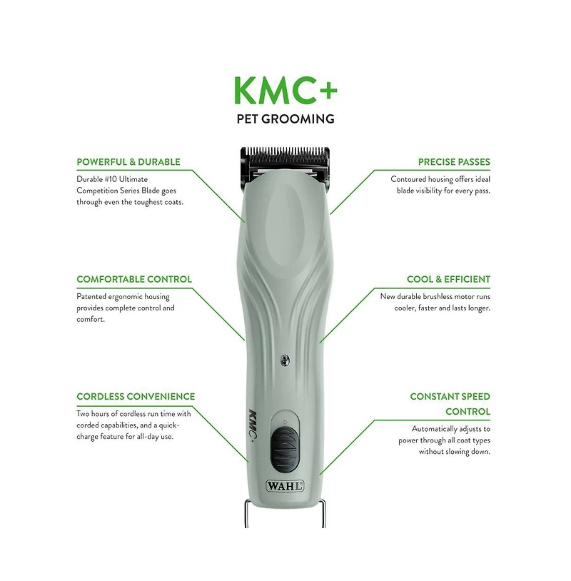 Wahl Professional Animal Kmc+ 2-Speed Cordless Clipper