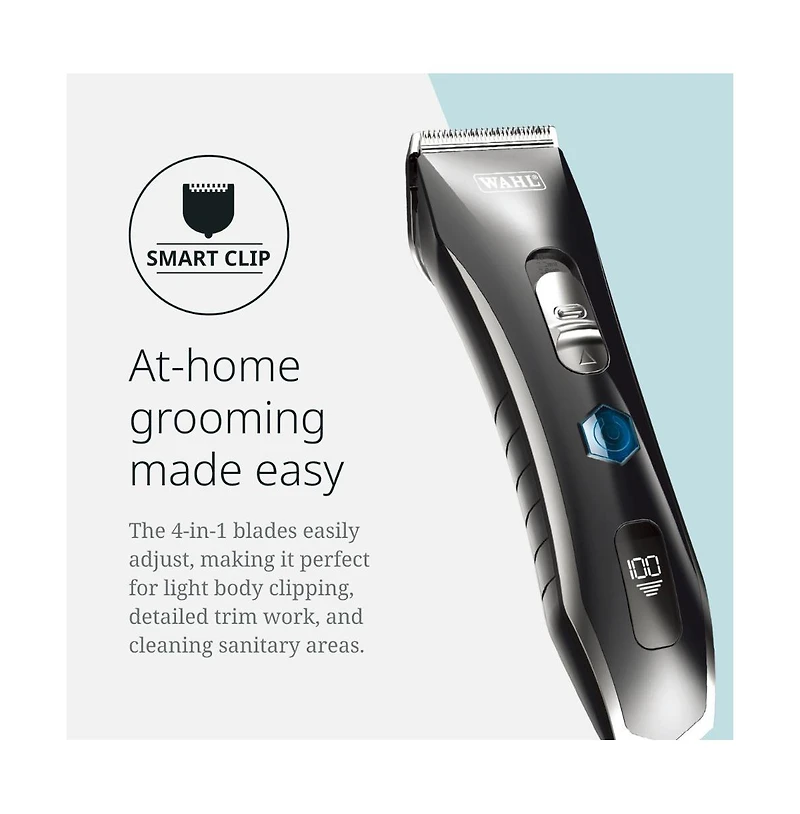 Wahl Pro Animal Smart Clip Effortless At-Home Grooming Cordless Clipper