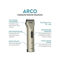 Wahl Professional Animal Arco Equine Horse Cordless Clipper Kit, Champagne