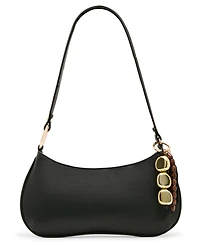Steve Madden Bsabine Small Pebbled and Tassled Shoulder Handbag