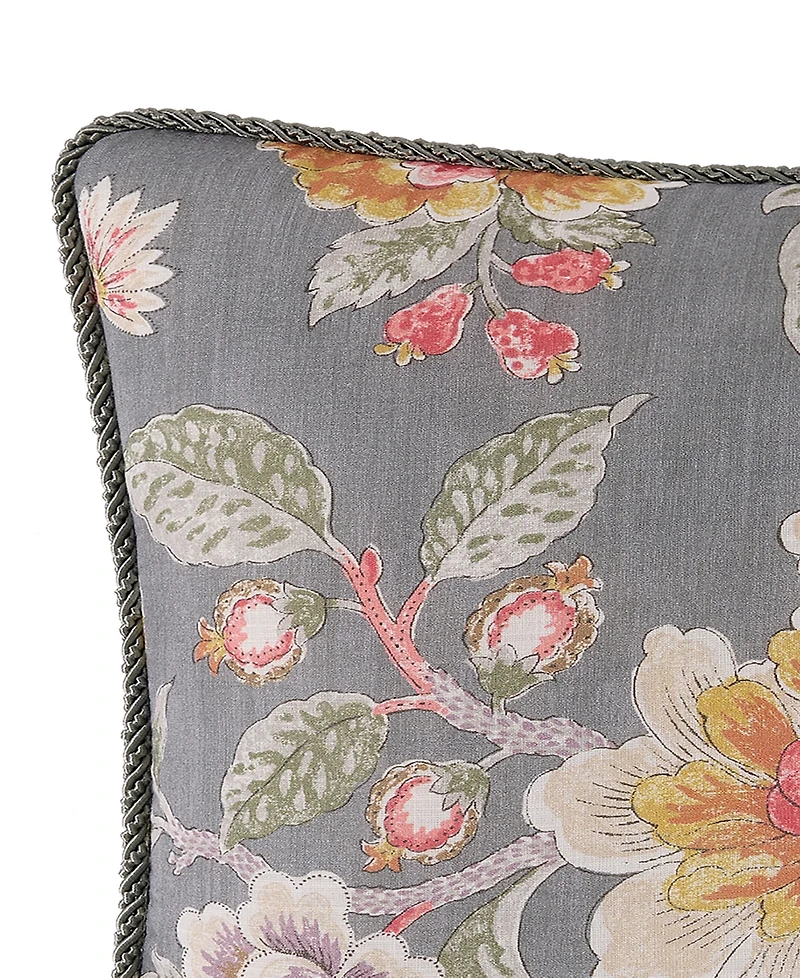 Rose Tree Mia Floral Square Decorative Pillow, 18" x 18"