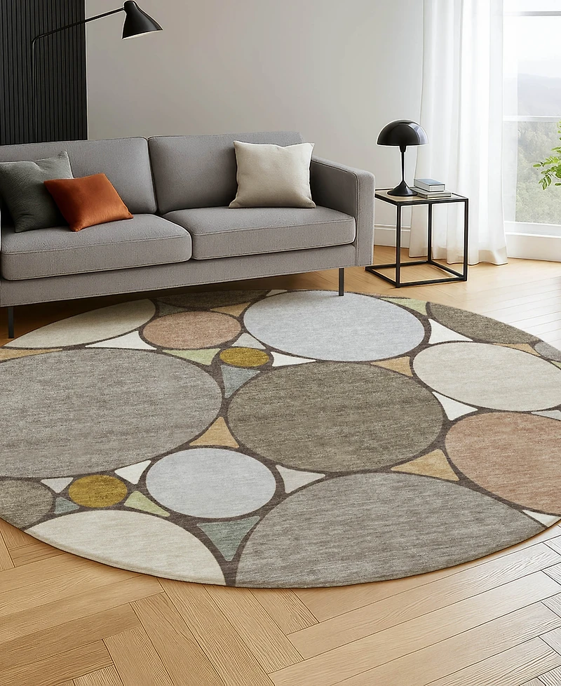 Dalyn Kenner KN1 8'x8' Round Area Rug