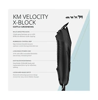 Wahl Km Velocity With X-Block Blade Corded Cattle Clippers