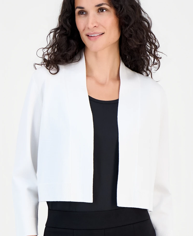 Kasper Women's Cropped Kissing Front Shrug