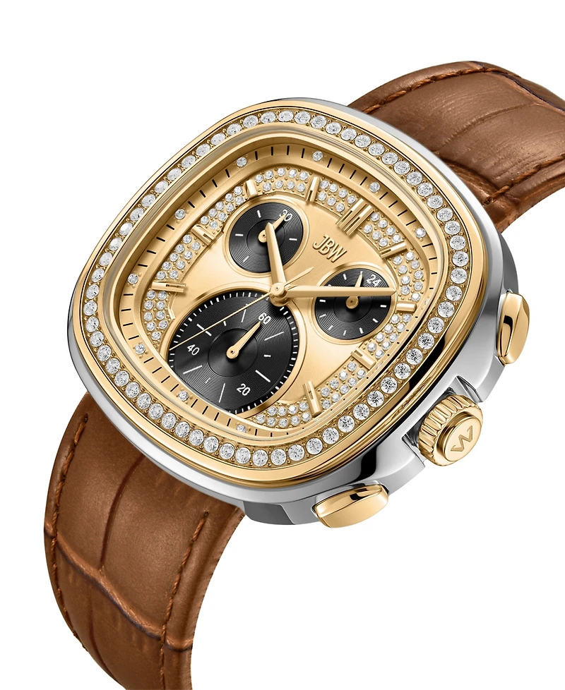 Jbw Men's Coast Two-Tone 18k Gold-Plated Watch 42mm