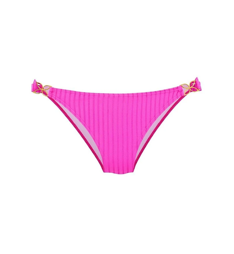 Lascana Women's Ribbed Hardware Detail Bikini Swimsuit Bottom