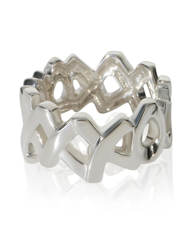 Pre-Owned Tiffany & Co Sterling Silver Paloma Picasso Vintage Xo Ring