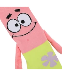 SpongeBob SquarePants Women's and Patrick Casual Crew Socks With 3D Arms and Magnetic Hands