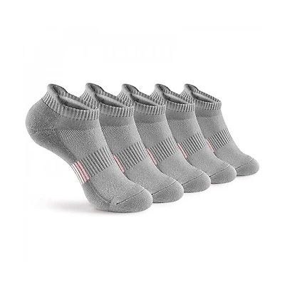 Gallery Seven Women's Ankle Socks 5-Pairs Cushioned and Breathable for Running Casual Wear