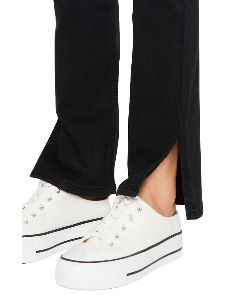 KanCan Women's Mai Mid Rise Y2K Bootcut Jeans