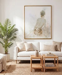 Uttermost Gold Highlights Hand Painted 50" Canvas Wall Art