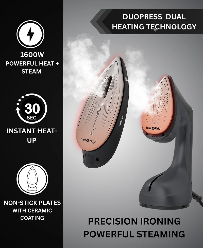 True & Tidy Duopress Xl Iron & Steamer